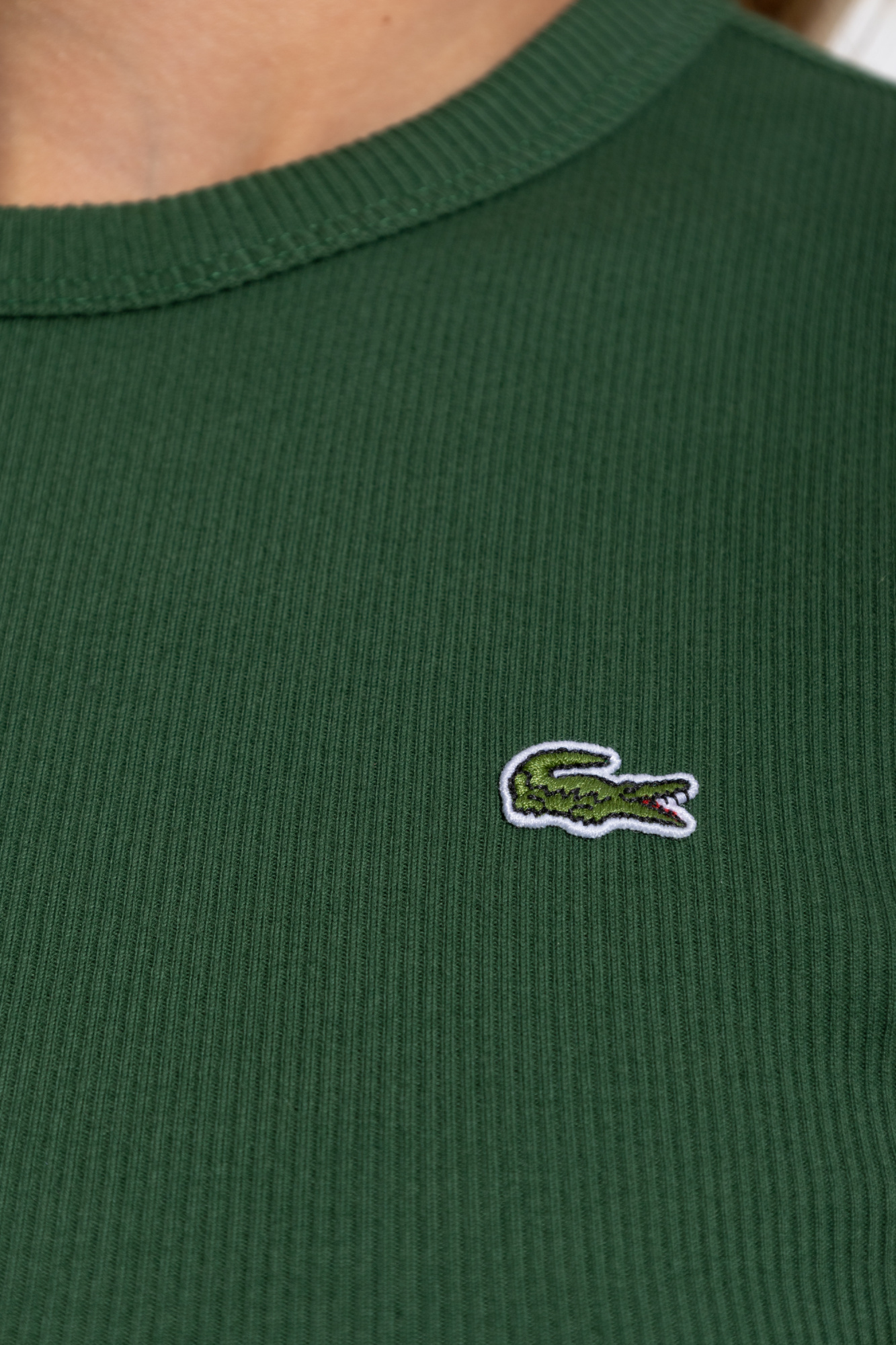 Green T-shirt with logo Lacoste - Vitkac AS